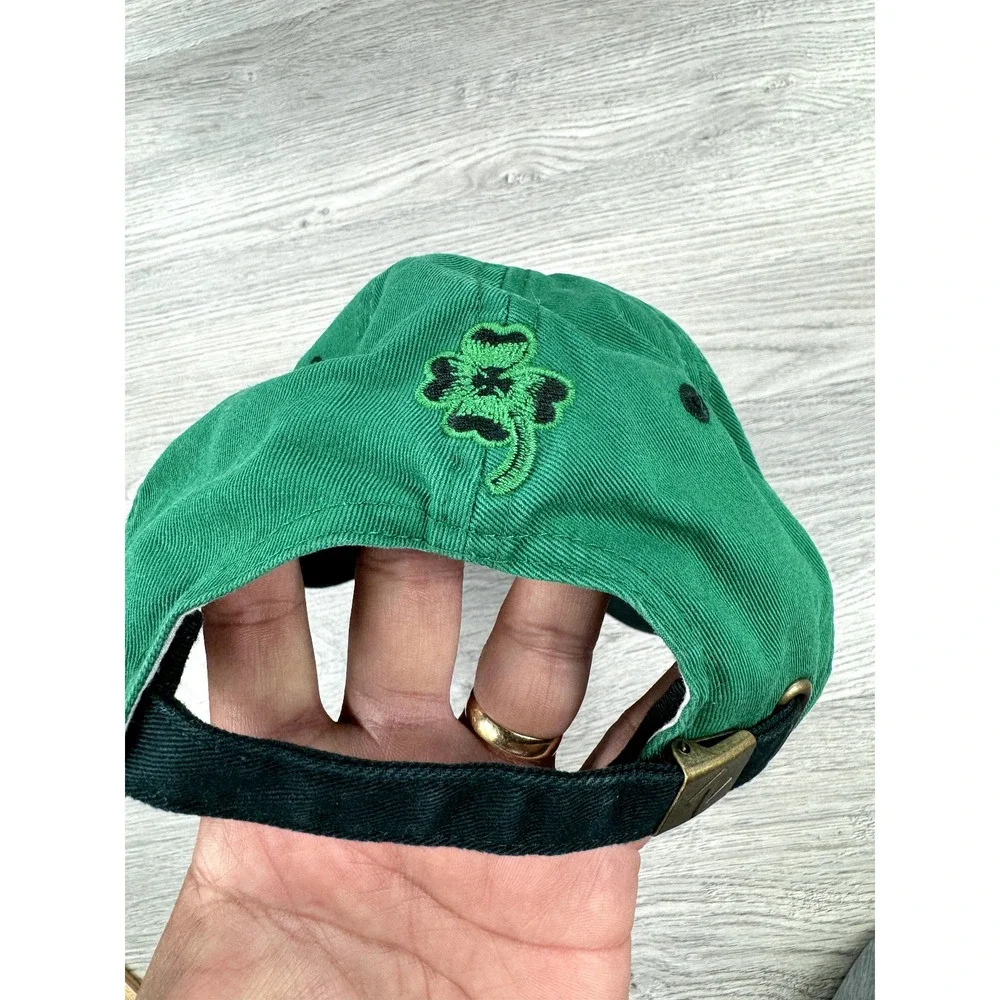 Pittsburgh Penguins Hat Cap Green Adjustable NHL Rare Sample St Patricks Day
